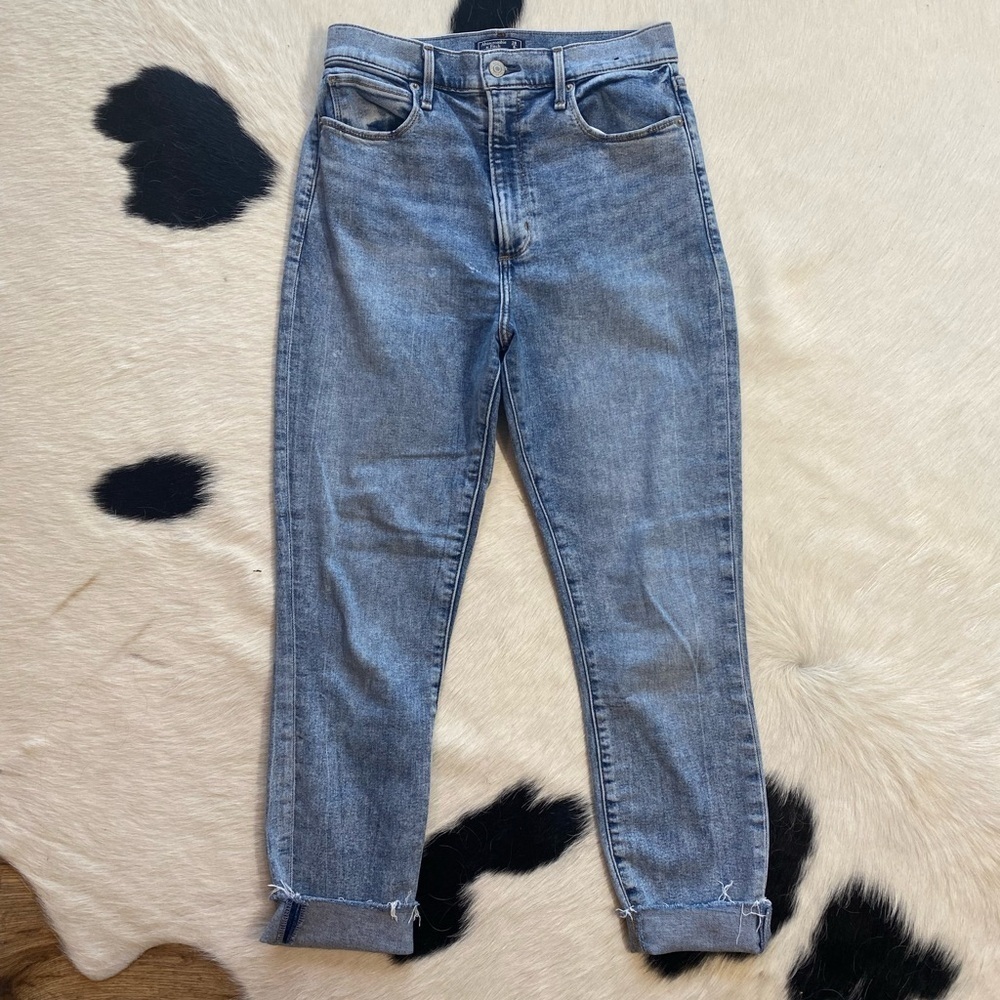 Abercrombie & Fitch Ultra High Rise Super Skinny Ankle Jeans - Picture 2 of 10